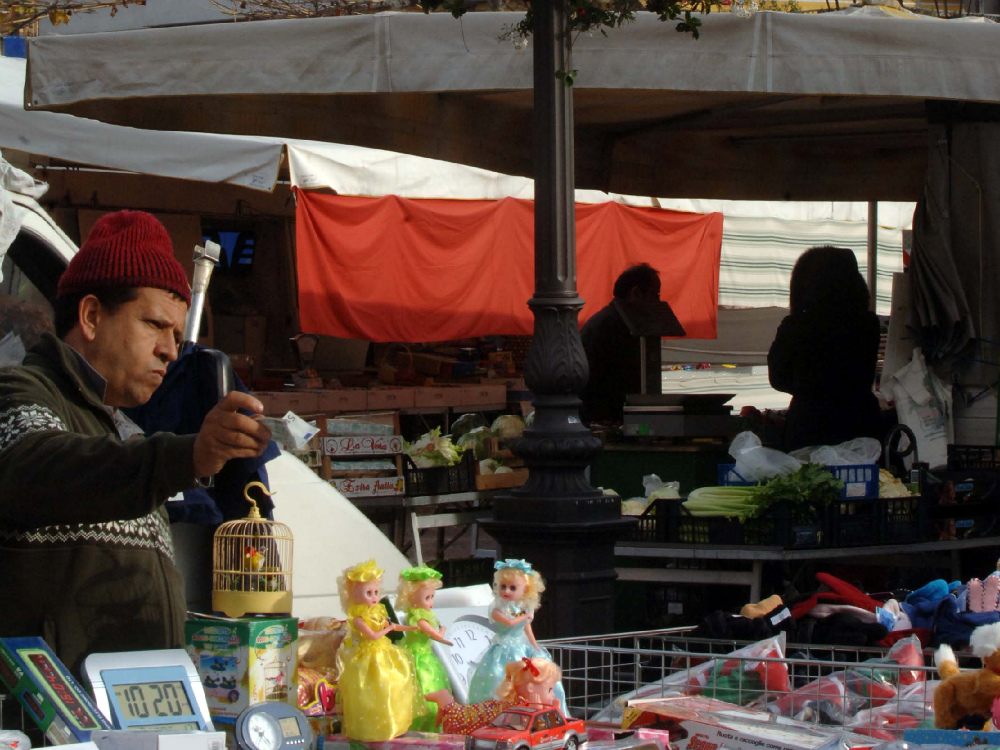 Al mercato di Montichiari