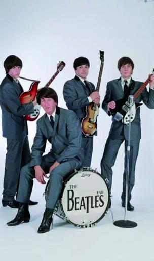 
 Una foto d'archivio dei Beatles