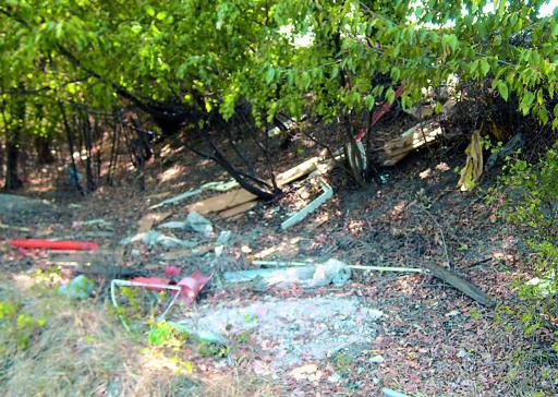 
 Rifiuti accumulati su un sentiero del parco locale di Desenzano: non è chiaro a chi spettino i controlli|
 Uno dei sentieri: listituzione del parco risale alla precedente Giunta