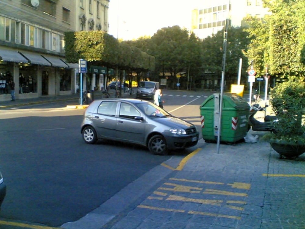 Parcheggio anomalo