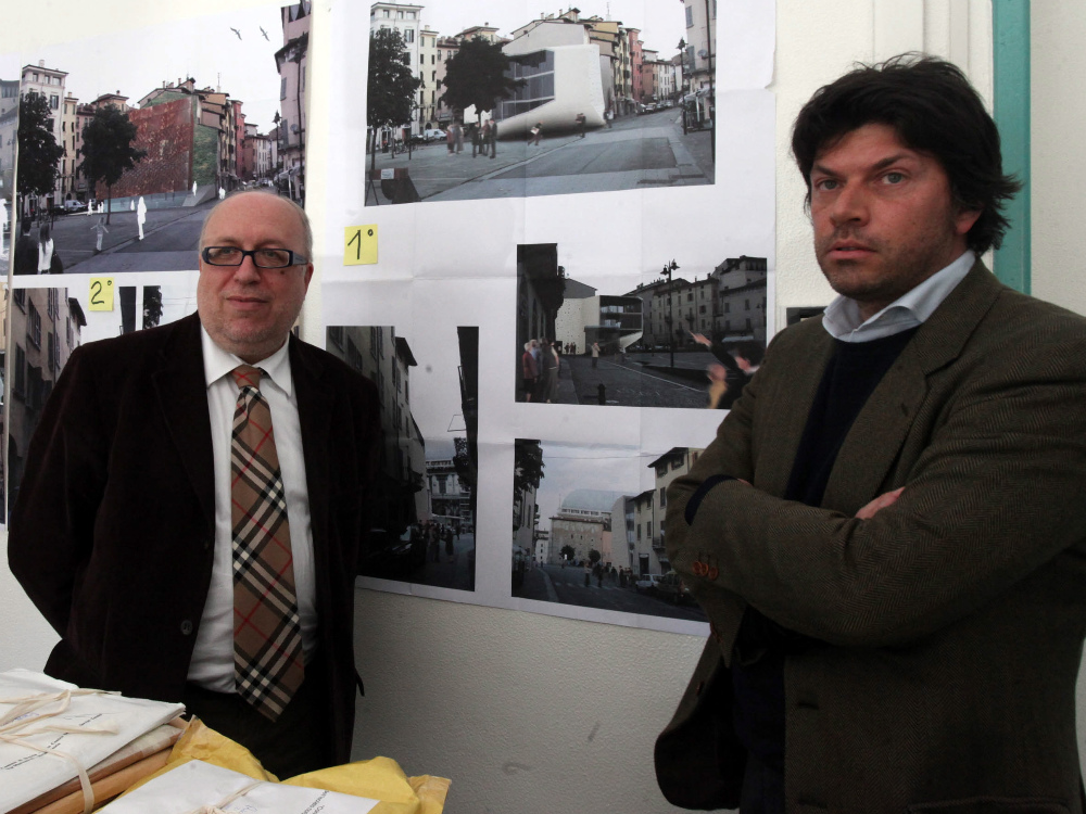 L’assessore Mario Labolani e l’architetto Giuliano Venturelli FOTOLIVE   