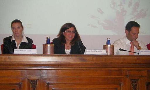 
 Da sinistra Rossella Fasola, Elena Parpaiola e Francesco Rotondi