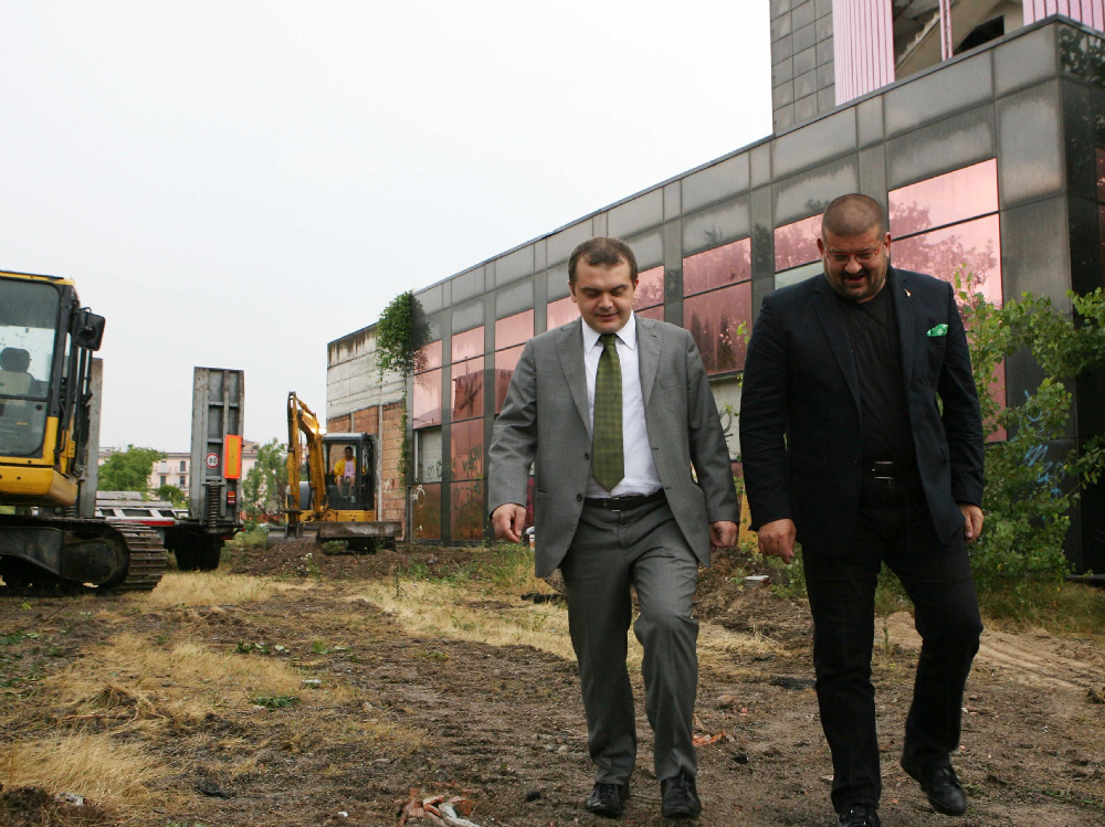 Il vicesindaco Fabio Rolfi e il presidente della Sud, Giacomo Lini, fanno il sopralluogo all’Hotel Brescia
