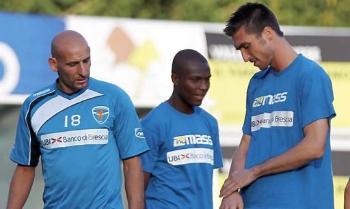
 Davide Possanzini e Andrea Caracciolo ieri a Storo. FOTOLIVE/Venezia