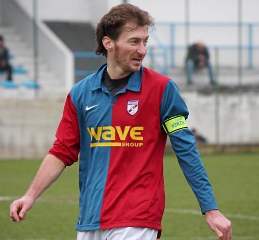 
 L'attaccante della Dellese Sergio Piovanelli