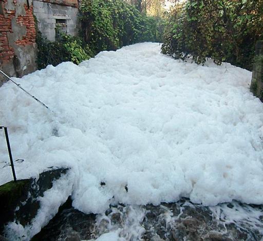 
 L'inquinamento di una roggia a Pontevico